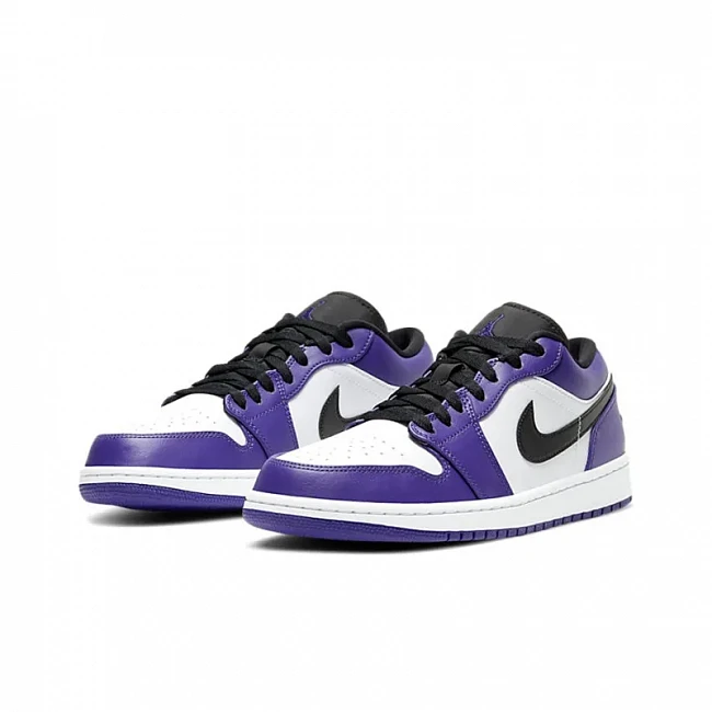 картинка Nike Air Jordan 1 Low "Court Purple" магазин Одежда+ являющийся официальным дистрибьютором в России 
