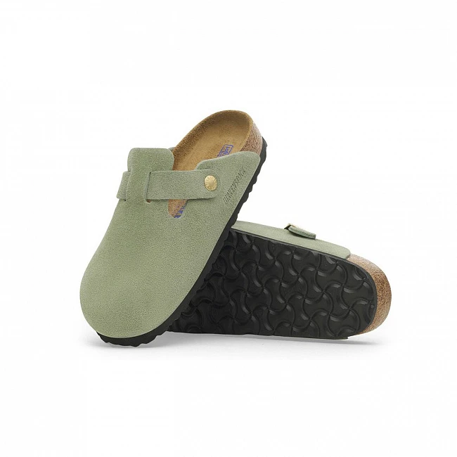 картинка Birkenstock Boston Soft Footbed Regular Fit магазин Одежда+ являющийся официальным дистрибьютором в России 