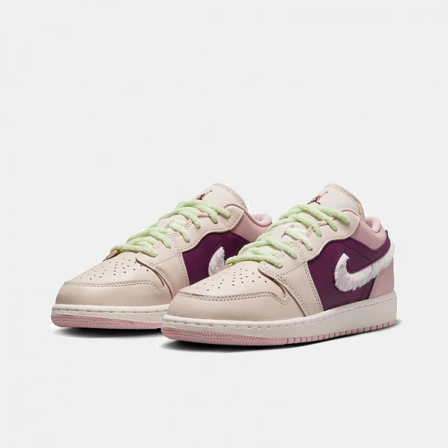 Nike Air Jordan 1 Low Fur Swoosh