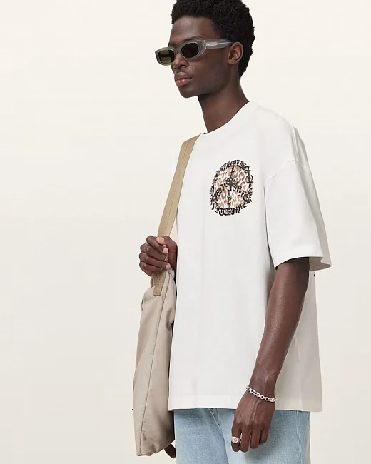 картинка Incessant Leopard Logo Oversized T-Shirt магазин Одежда+ являющийся официальным дистрибьютором в России 