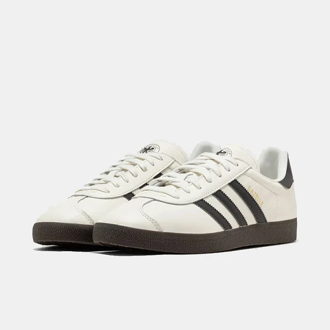 картинка Adidas Gazelle Off White "Black Gum" магазин Одежда+ являющийся официальным дистрибьютором в России 