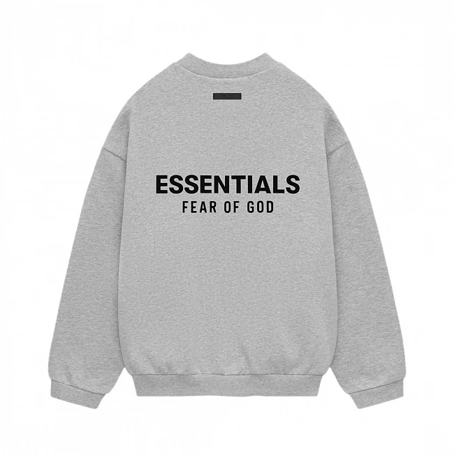 Fear of God Essentials Fleece Crewneck II Light Heather Grey
