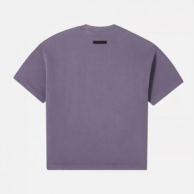 картинка Футболка Fear of God Essentials Purple магазин Одежда+ являющийся официальным дистрибьютором в России 