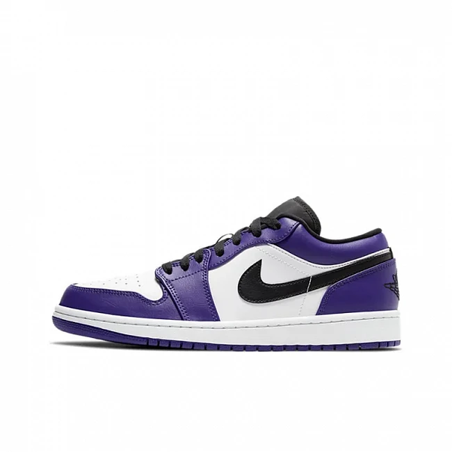 картинка Nike Air Jordan 1 Low "Court Purple" магазин Одежда+ являющийся официальным дистрибьютором в России 