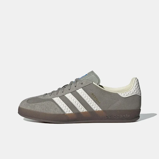 картинка Adidas Gazelle Grey White магазин Одежда+ являющийся официальным дистрибьютором в России 