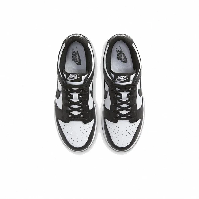 картинка Nike Dunk Low WMNS "White Black" магазин Одежда+ являющийся официальным дистрибьютором в России 