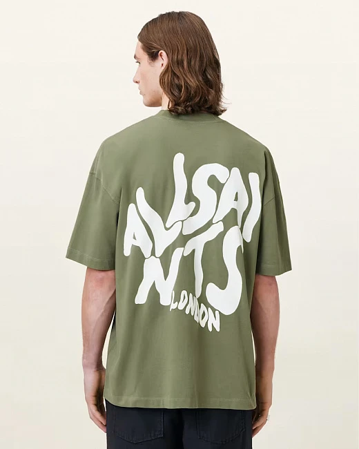 картинка Orlando Logo Print Oversized T-Shirt магазин Одежда+ являющийся официальным дистрибьютором в России 