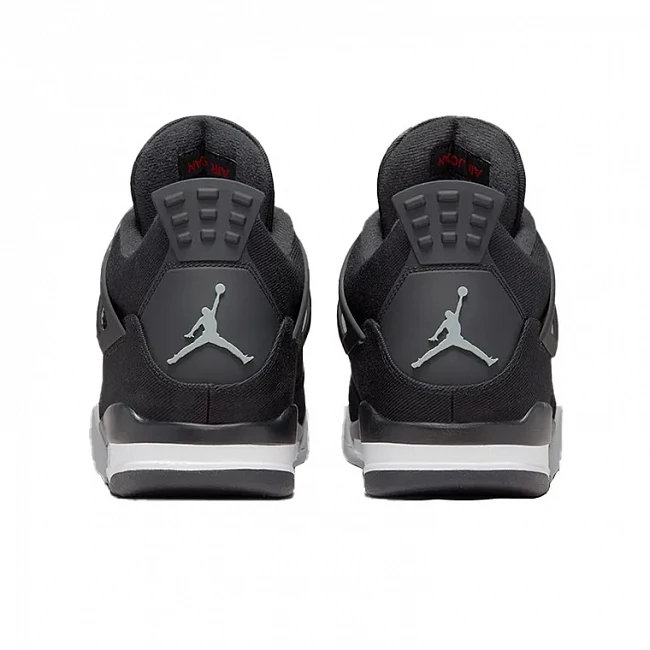 картинка Nike Air Jordan 4 "Black Canvas" магазин Одежда+ являющийся официальным дистрибьютором в России 