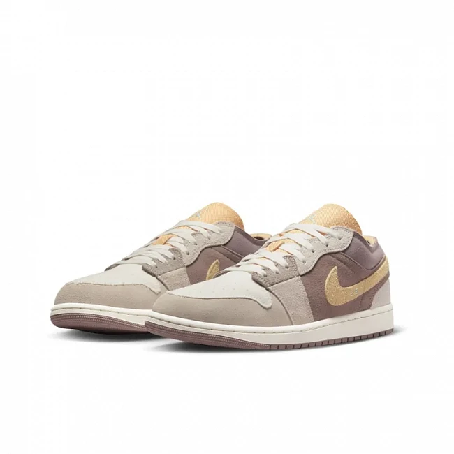 картинка Nike Air Jordan 1 Low Se Craft Taupe Haze магазин Одежда+ являющийся официальным дистрибьютором в России 