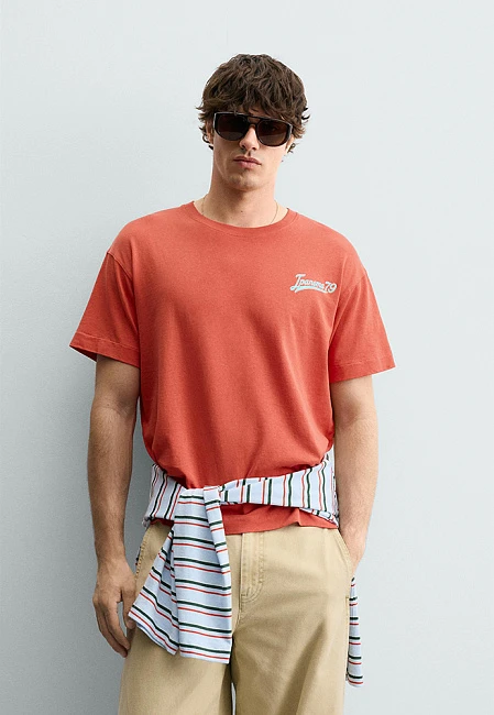 Zara January 20 T-Shirt Rio de Janeiro Limited Edition Orange