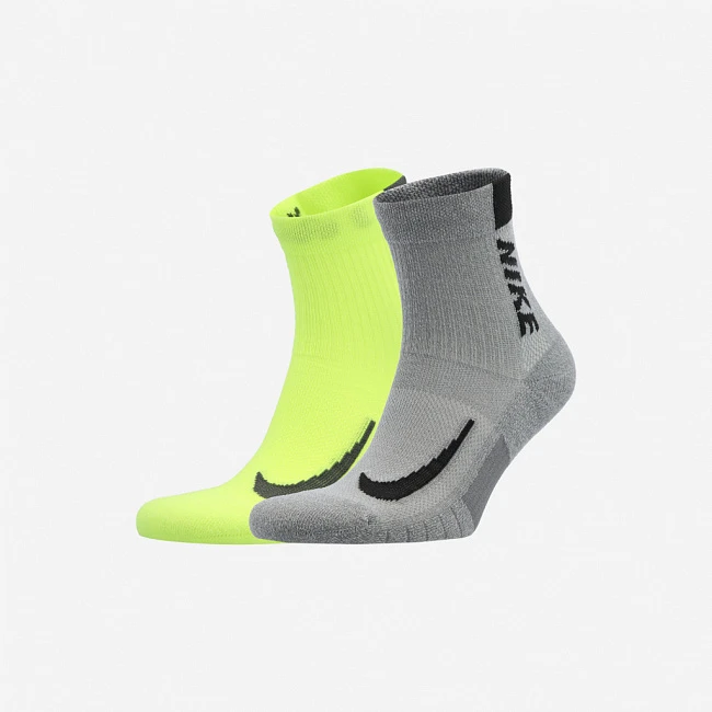 Носки Nike multiplier цветные (2 пары) высокие