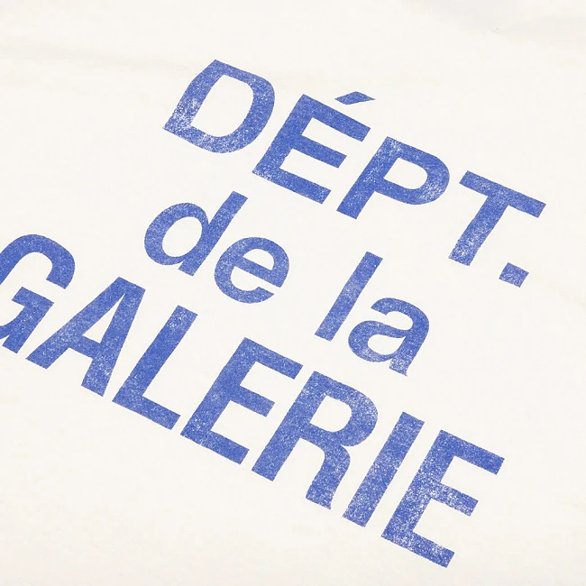 Gallery Dept. T-shirt Cream / Blue