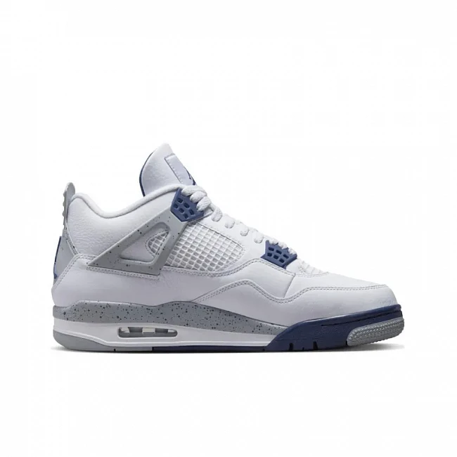 картинка Nike Air Jordan 4 Retro "Midnight Navy" магазин Одежда+ являющийся официальным дистрибьютором в России 