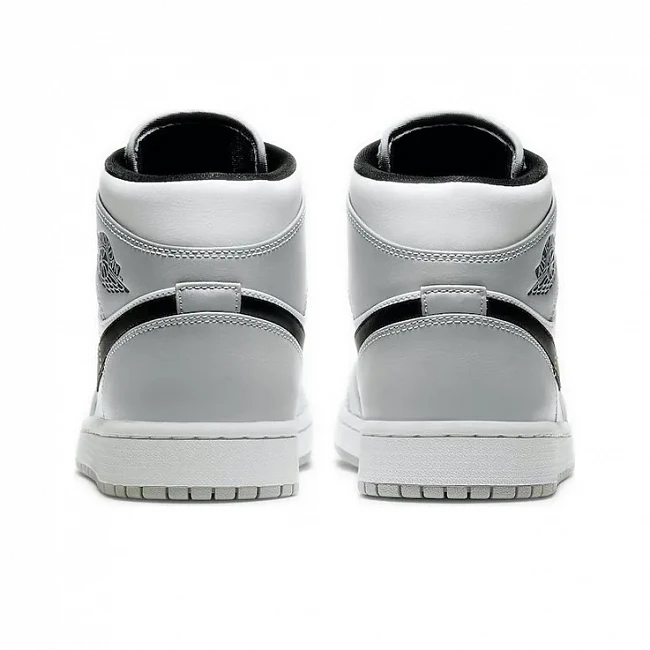 картинка Nike Air Jordan 1 Mid "Light Smoke Grey" магазин Одежда+ являющийся официальным дистрибьютором в России 