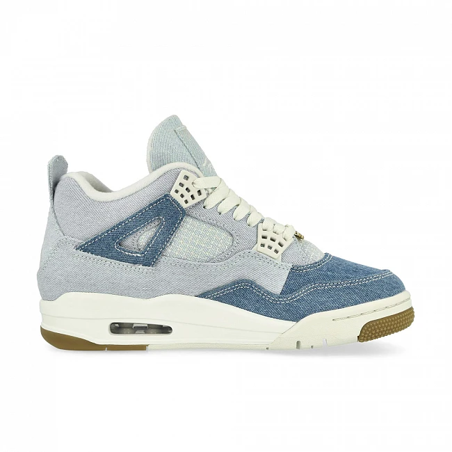 картинка Nike Air Jordan 4 Denim Worn Blue магазин Одежда+ являющийся официальным дистрибьютором в России 