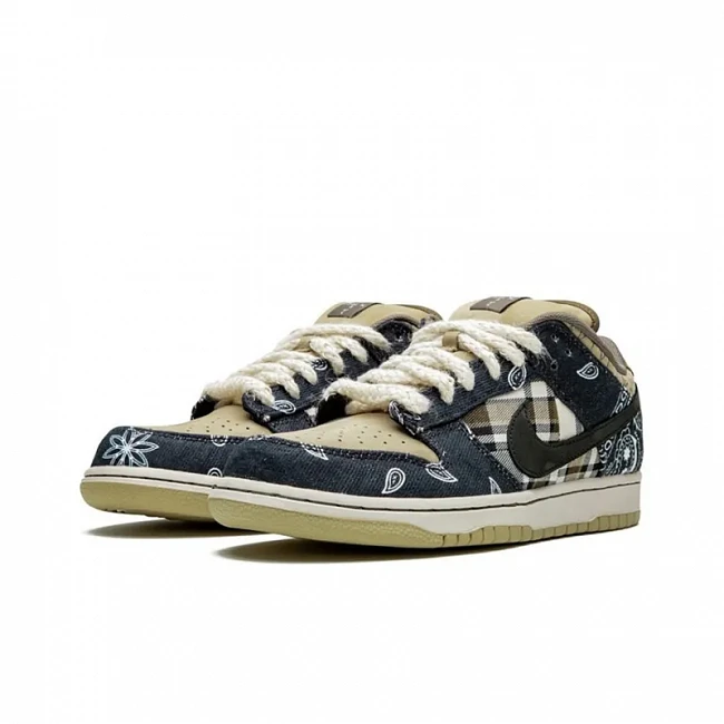 картинка Travis Scott X Nike SB Dunk Low Cactus Jack магазин Одежда+ являющийся официальным дистрибьютором в России 