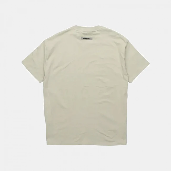 картинка Fear Of God Essentials FW20 T-Shirts Men Gray Green магазин Одежда+ являющийся официальным дистрибьютором в России 