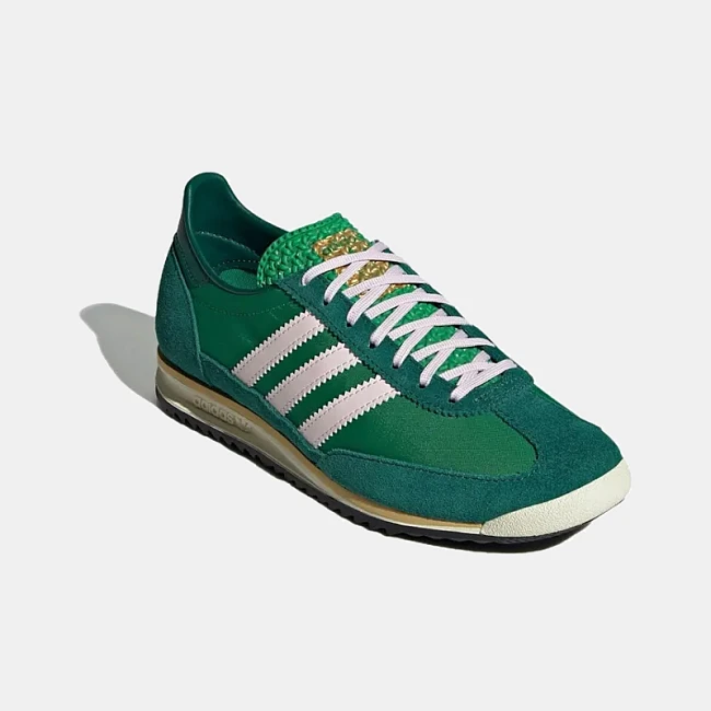 картинка Adidas SL 72 Collegiate Green магазин Одежда+ являющийся официальным дистрибьютором в России 