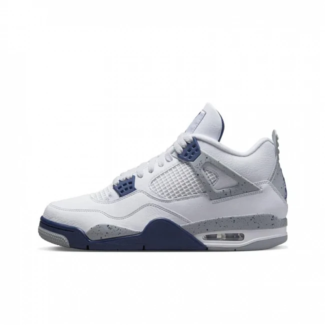 картинка Nike Air Jordan 4 Retro "Midnight Navy" магазин Одежда+ являющийся официальным дистрибьютором в России 