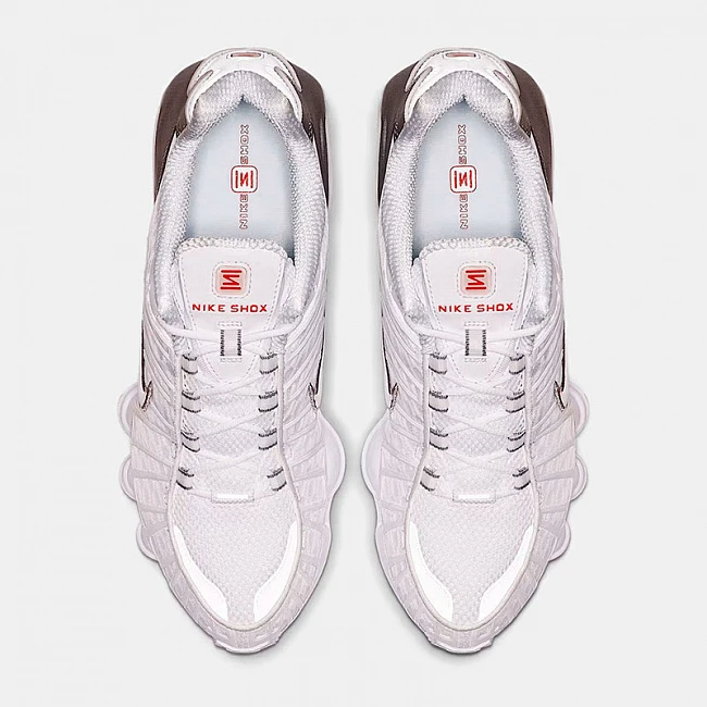 Nike Shox TL White / Metallic Silver