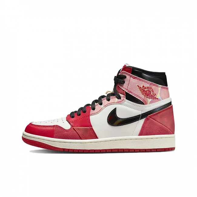 картинка Nike Air Jordan 1 High OG "Spider-Man Across the Spider-Verse" магазин Одежда+ являющийся официальным дистрибьютором в России 