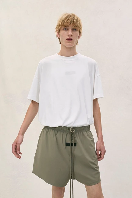 Fear of God Essentials Nylon Running Short SS24 Wood