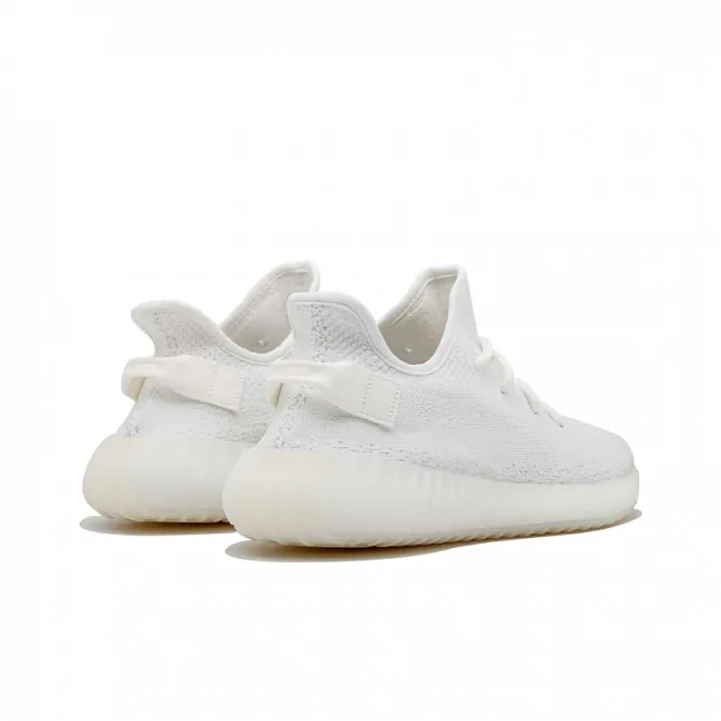 картинка Adidas Yeezy Boost 350 V2 "Cream Triple White" магазин Одежда+ являющийся официальным дистрибьютором в России 