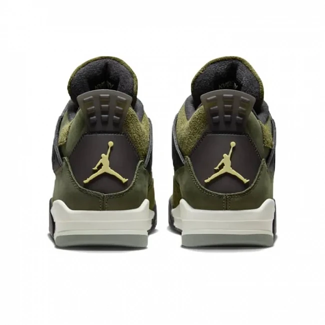 картинка Nike Air Jordan 4 Retro SE "Craft Medium Olive" магазин Одежда+ являющийся официальным дистрибьютором в России 