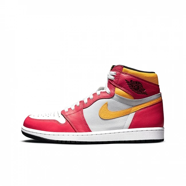 картинка Nike Air Jordan 1 Retro High OG Light "Fusion Red" магазин Одежда+ являющийся официальным дистрибьютором в России 