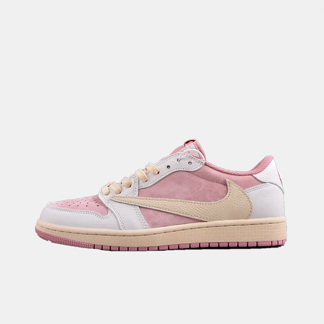 картинка Nike Air Jordan 1 Low OG Travis Scott Pink Shy магазин Одежда+ являющийся официальным дистрибьютором в России 