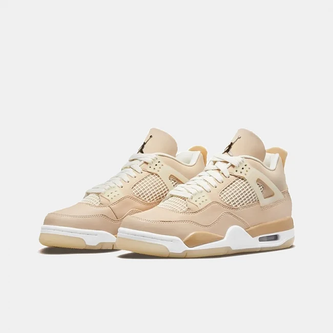 Nike Air Jordan 4 Shimmer Metallic Silver
