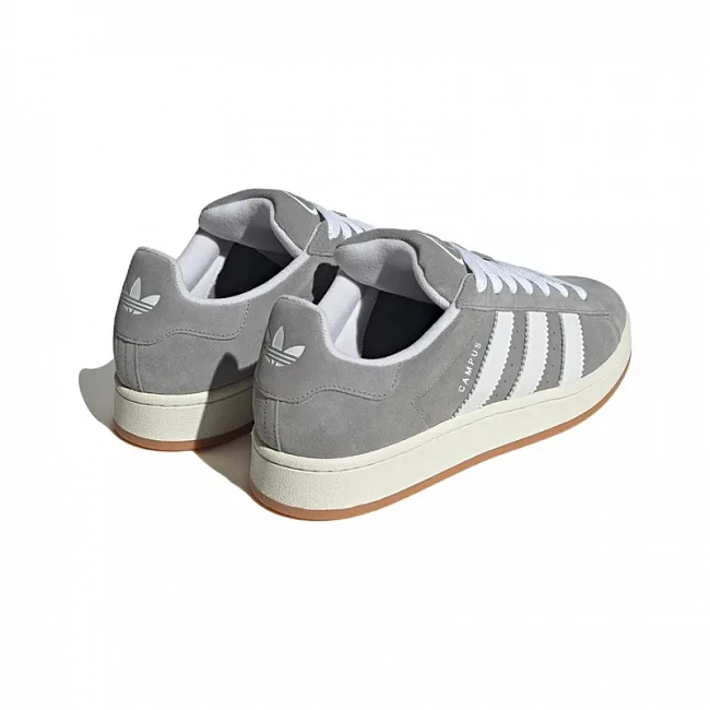картинка Adidas Campus 00s "Grey White" магазин Одежда+ являющийся официальным дистрибьютором в России 