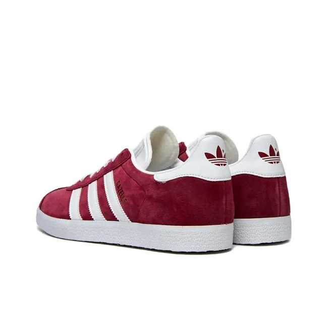 картинка Adidas Gazelle "Collegiate Burgundy White" магазин Одежда+ являющийся официальным дистрибьютором в России 