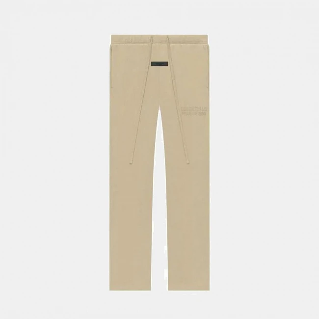 картинка Fear of God Essentials SS23 Relaxed Sweatpants Sand магазин Одежда+ являющийся официальным дистрибьютором в России 