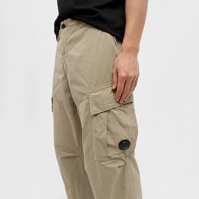 C.P. Company Microreps Loose Cargo Pants Silver Sage