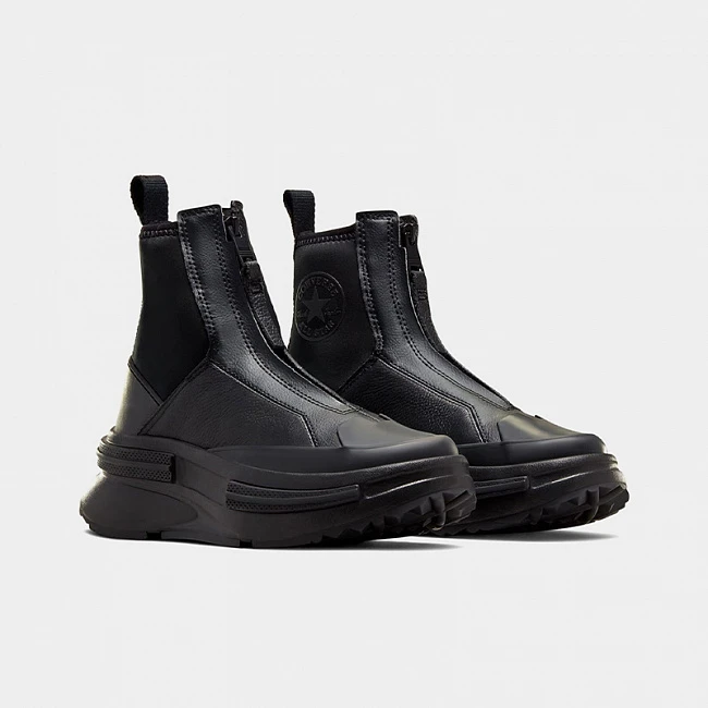 картинка Converse Run Star Legacy Chelsea Boot CX Triple Black магазин Одежда+ являющийся официальным дистрибьютором в России 