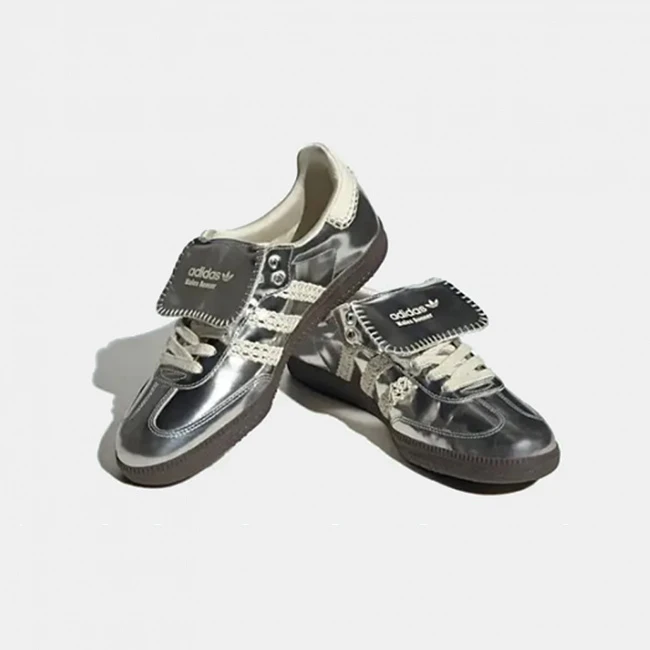 картинка Adidas Samba Wales Bonner Silver магазин Одежда+ являющийся официальным дистрибьютором в России 