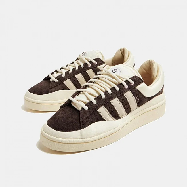картинка Adidas Bad Bunny x Campus Deep Brown магазин Одежда+ являющийся официальным дистрибьютором в России 