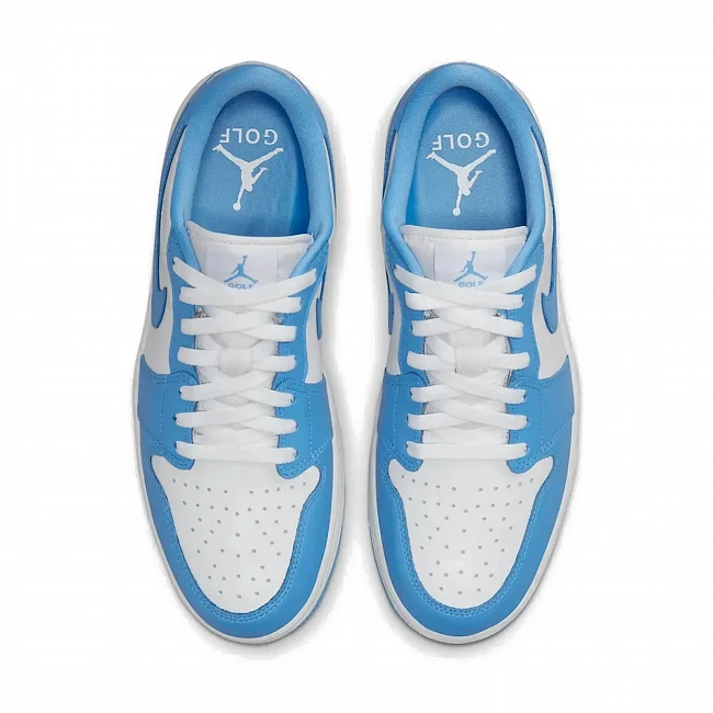 картинка Nike Air Jordan 1 Low Golf University Blue магазин Одежда+ являющийся официальным дистрибьютором в России 