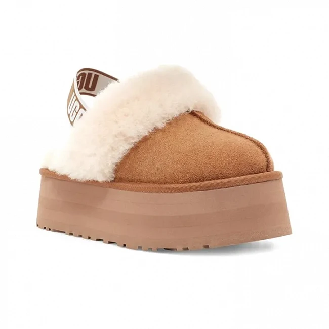 картинка UGG Funkette Slipper Chestnut магазин Одежда+ являющийся официальным дистрибьютором в России 