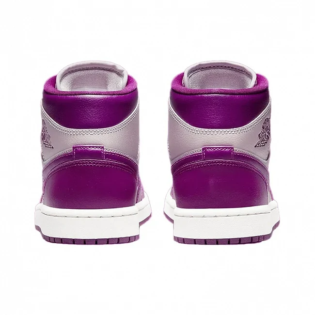 картинка Nike Air Jordan 1 Mid "Magneta" магазин Одежда+ являющийся официальным дистрибьютором в России 