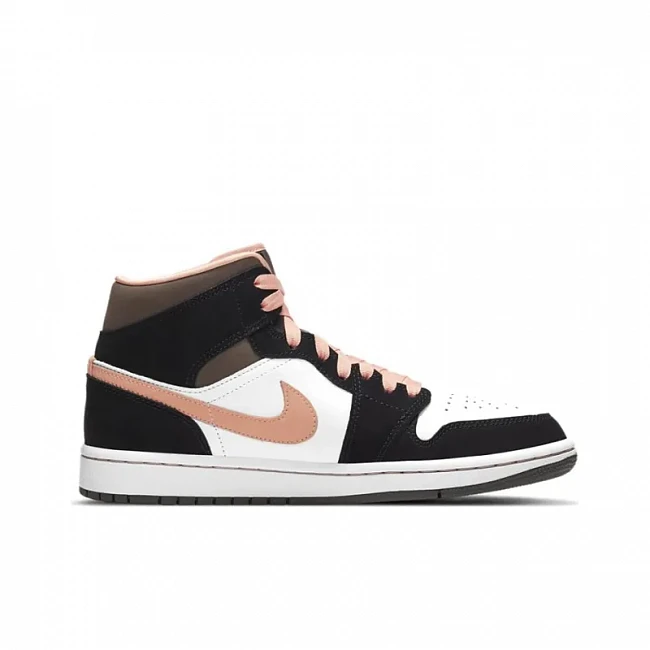 картинка Nike Air Jordan 1 Mid SE "Peach Mocha" магазин Одежда+ являющийся официальным дистрибьютором в России 