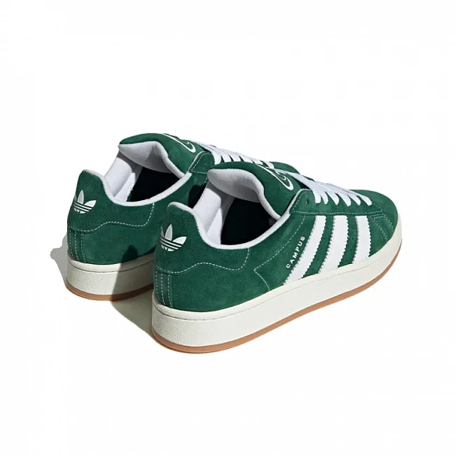 картинка Adidas Campus 00s "Dark Green Cloud White" магазин Одежда+ являющийся официальным дистрибьютором в России 