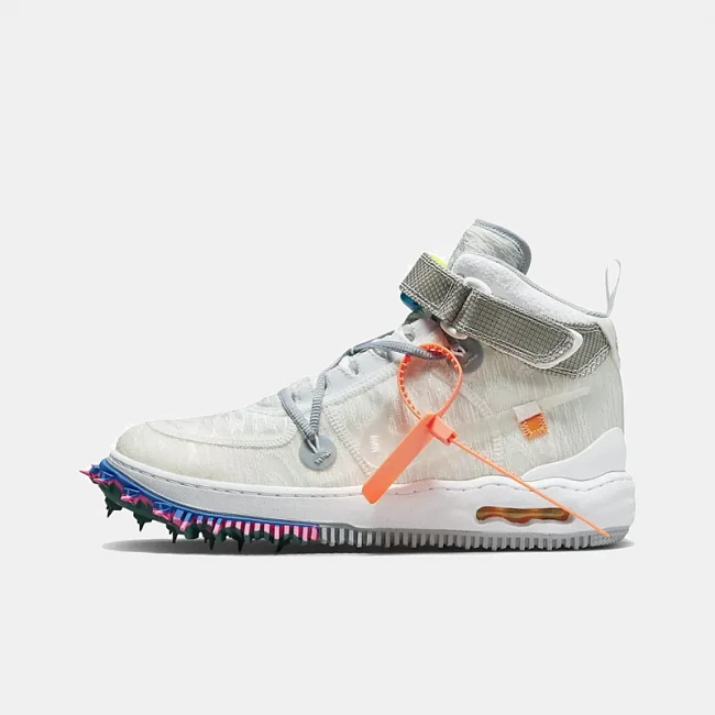 картинка Nike Air Force 1 Mid Off-White White магазин Одежда+ являющийся официальным дистрибьютором в России 