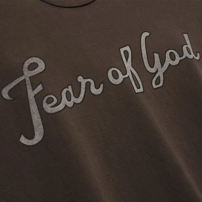 Fear of God Athletics Heavy Jersey 43 Tee Dark Brown