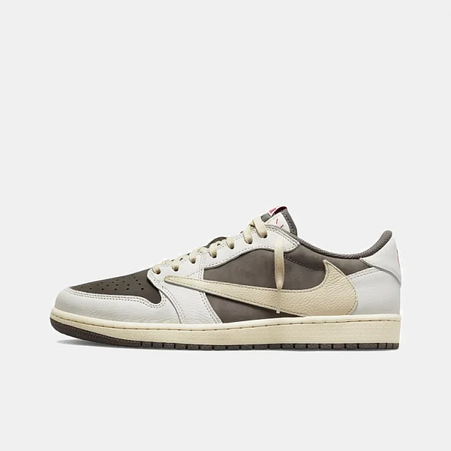 картинка Nike Air Jordan 1 Retro Low Travis Scott "Reverse Mocha" магазин Одежда+ являющийся официальным дистрибьютором в России 