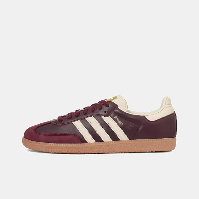 картинка Adidas Samba Maroon Gold Metallic магазин Одежда+ являющийся официальным дистрибьютором в России 