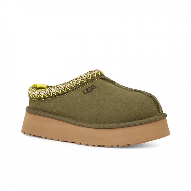 картинка UGG Tazz Slipper Burnt Olive магазин Одежда+ являющийся официальным дистрибьютором в России 