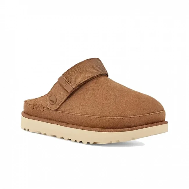 картинка UGG Goldenstar Clog Chestnut магазин Одежда+ являющийся официальным дистрибьютором в России 