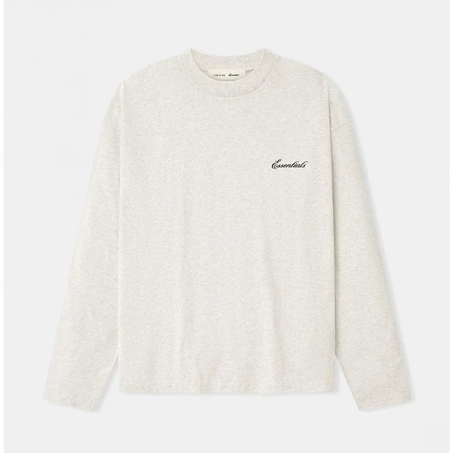 Fear of God Essentials Classic Long Sleeve Tee White